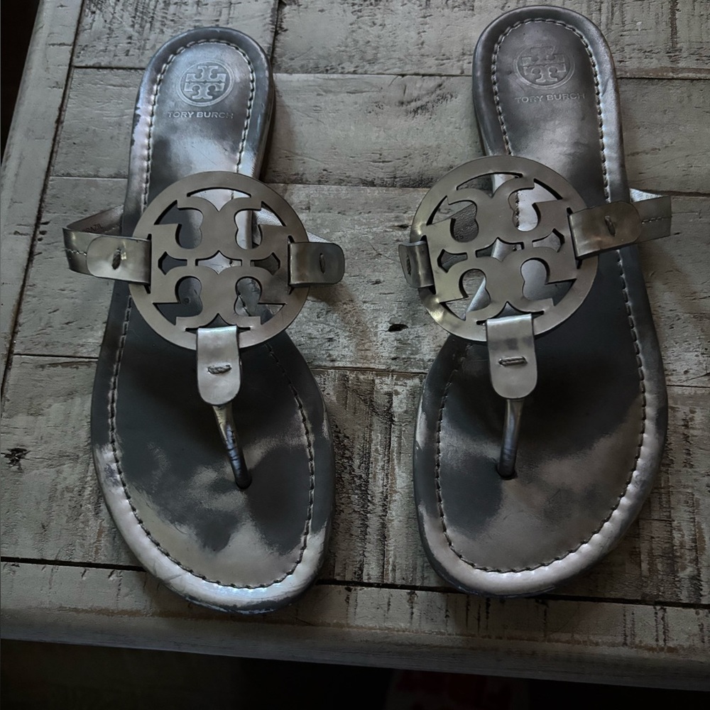 Tory Burch Silver sandals